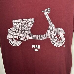 Burgundy Graphic Tee